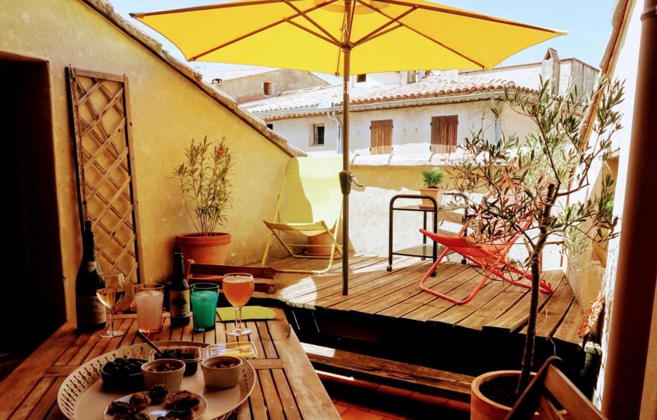 La Terrasse D'Olea, Au Coeur Du Village Бюи-ле-Баронь Экстерьер фото